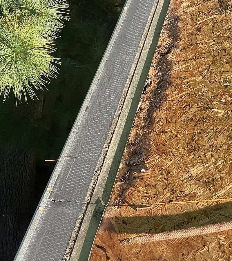 Copper colored metal roof in Gaithersburg, MD. 