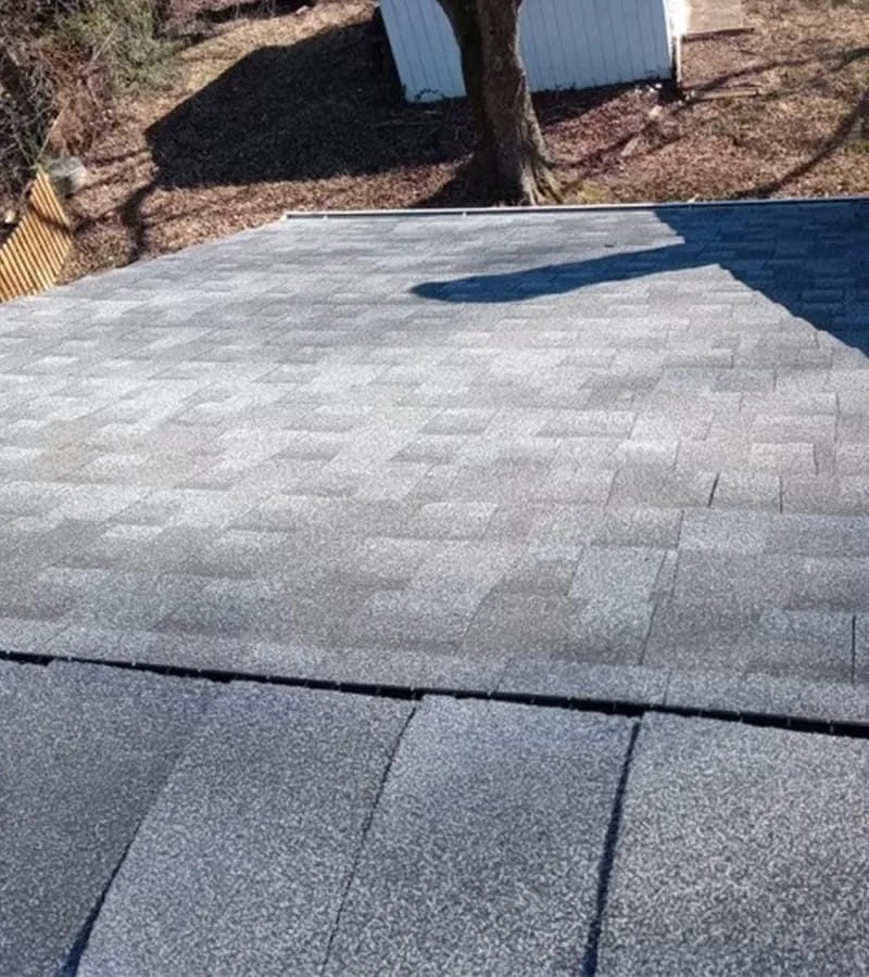 Brown metal standing seam roof installed in Millersville, MD.