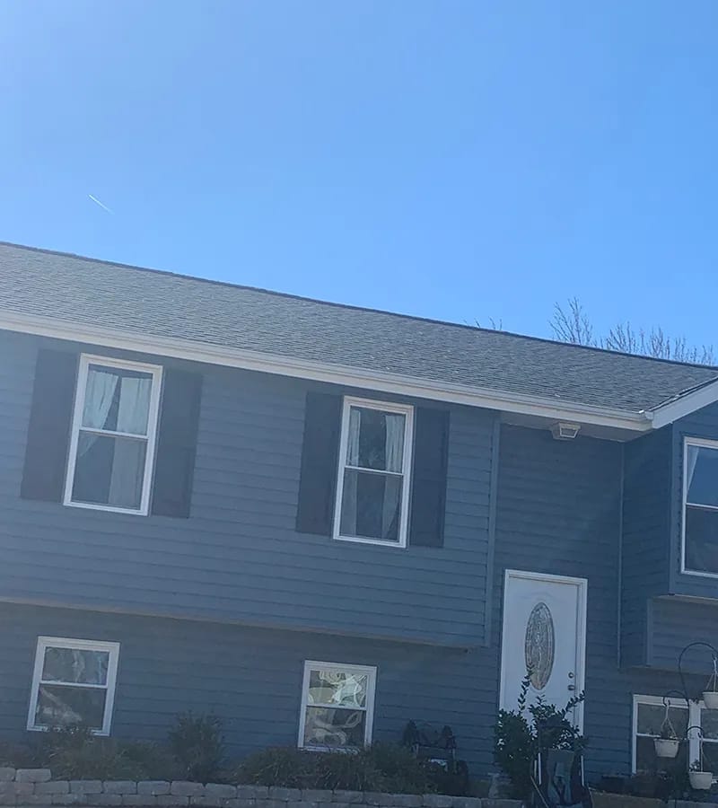 Brown metal standing seam roof installed in Millersville, MD.