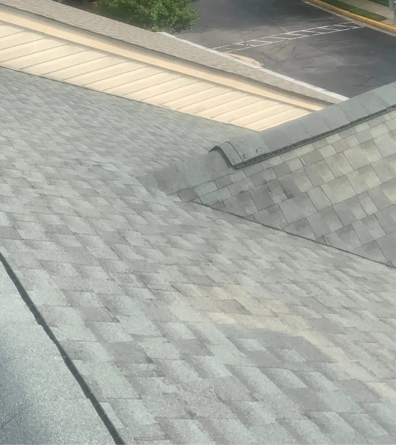 Brown metal standing seam roof installed in Millersville, MD.