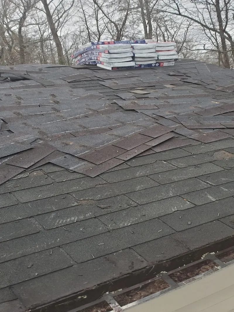 Copper colored metal roof in Gaithersburg, MD. 