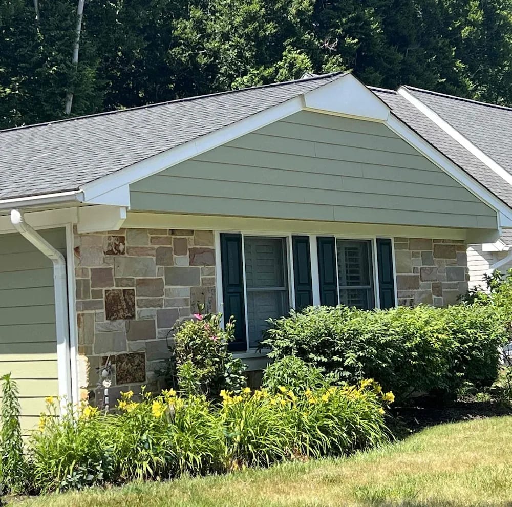 Brown metal standing seam roof installed in Millersville, MD.