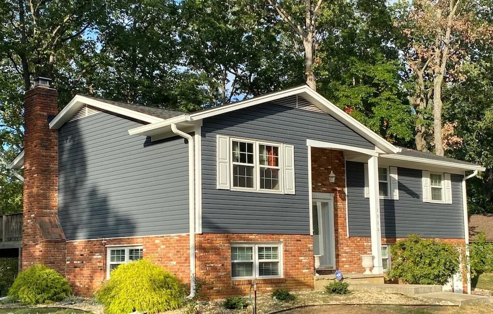 Brown metal standing seam roof installed in Millersville, MD.