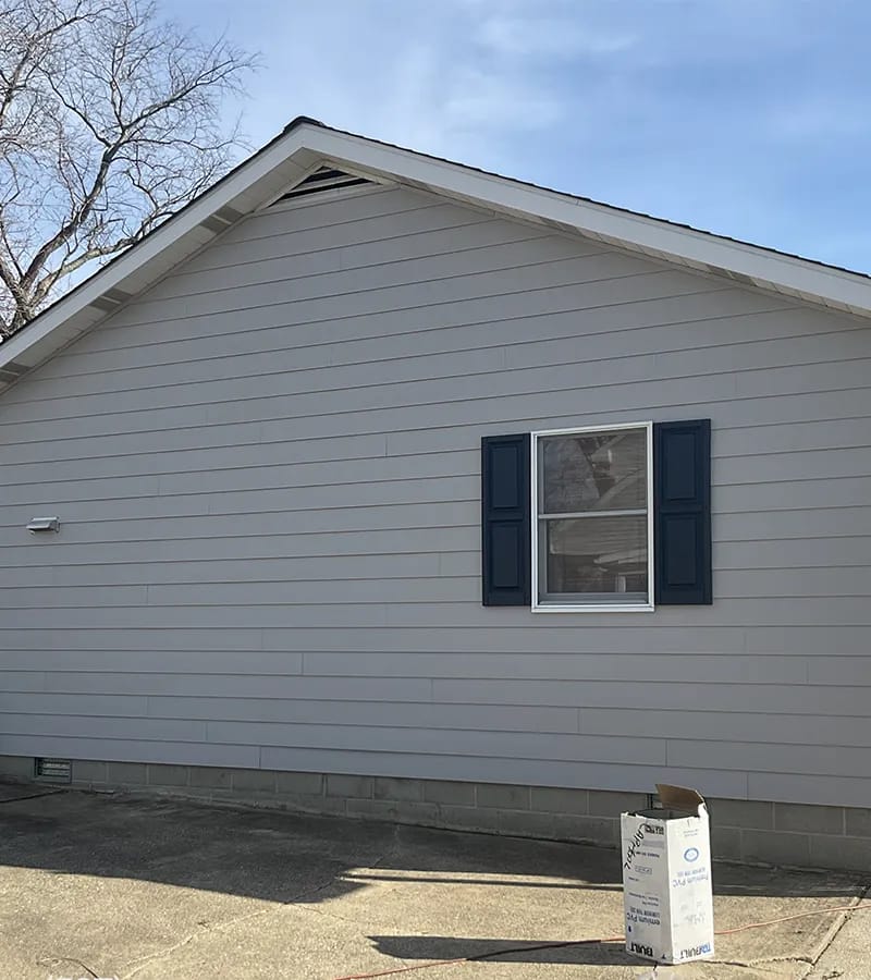 Copper colored metal roof in Gaithersburg, MD. 