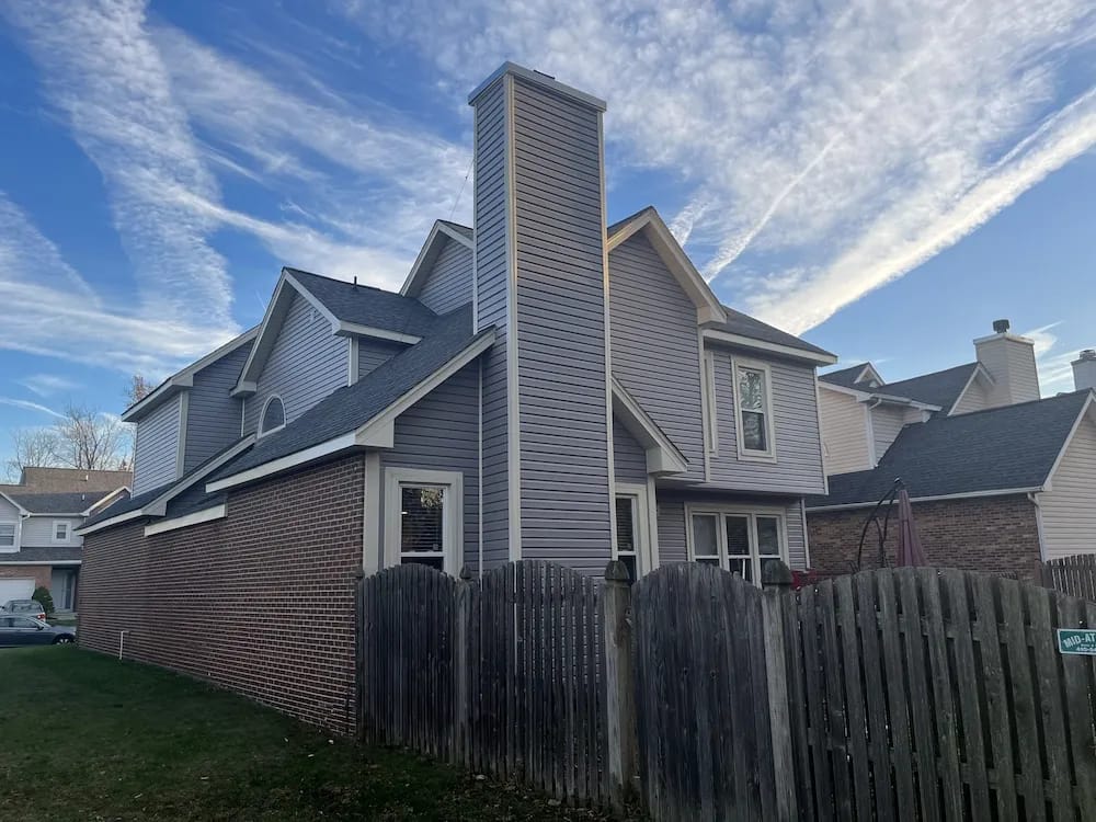 Brown metal standing seam roof installed in Millersville, MD.