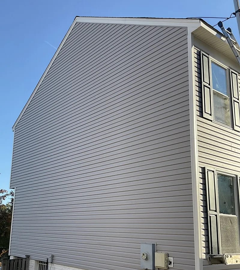 Brown metal standing seam roof installed in Millersville, MD.