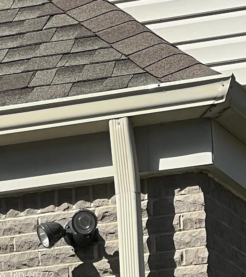 Brown metal standing seam roof installed in Millersville, MD.
