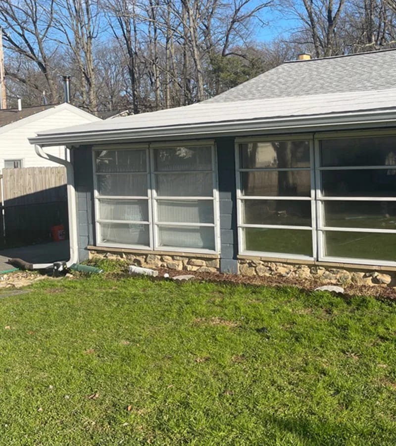 Copper colored metal roof in Gaithersburg, MD.