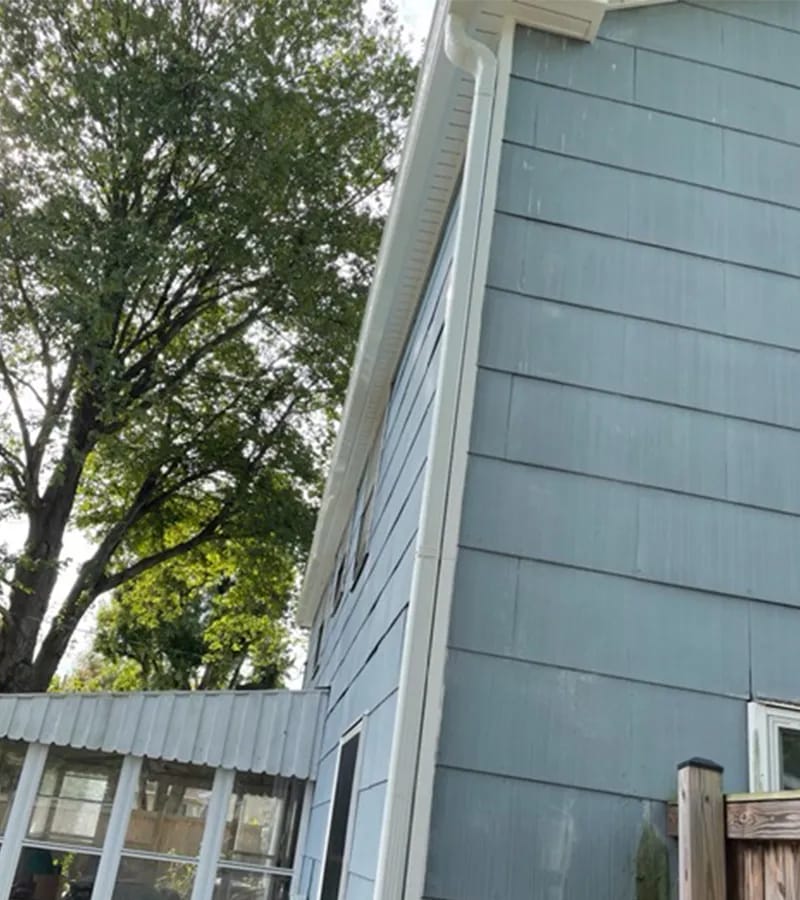Brown metal standing seam roof installed in Millersville, MD.