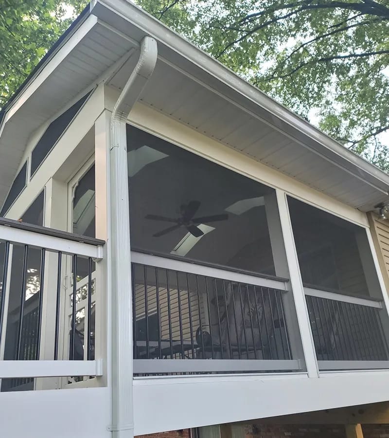 Brown metal standing seam roof installed in Millersville, MD.