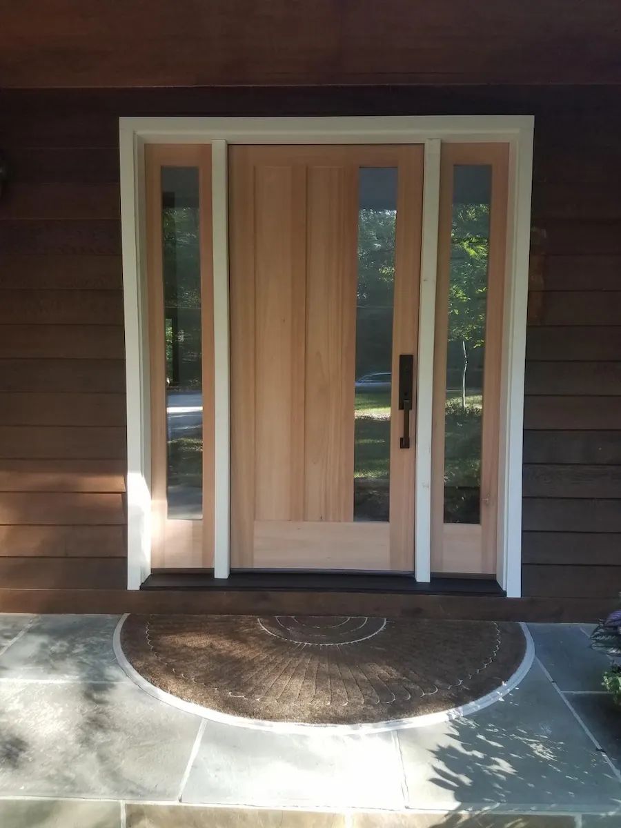 Copper colored metal roof in Gaithersburg, MD. 