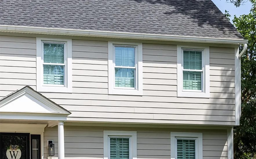 James Hardie Cobblestone House