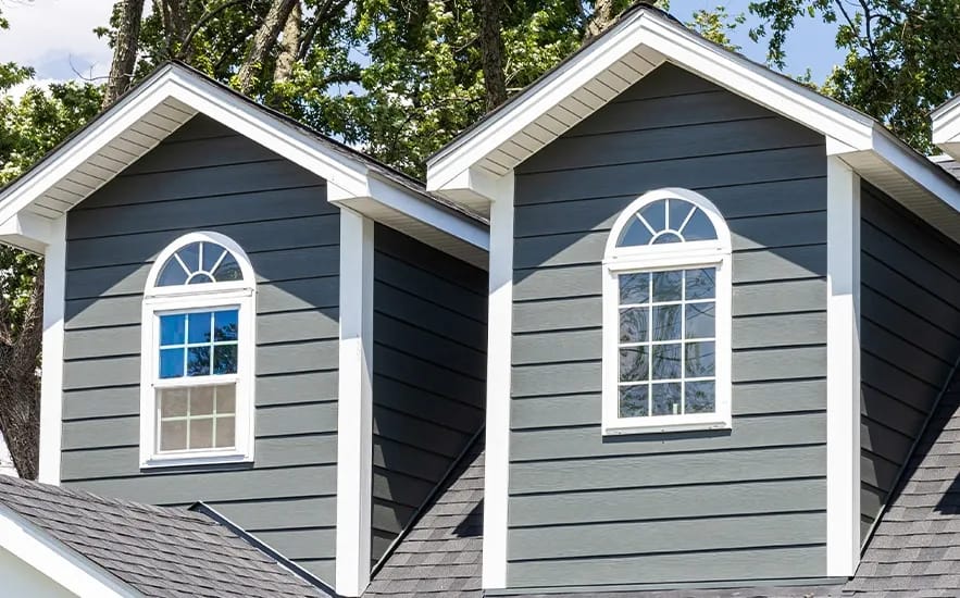 James Hardie Siding Iron Gray