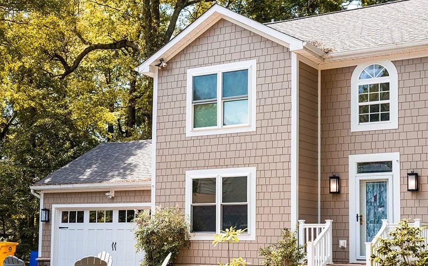 James Hardie Khaki Brown House
