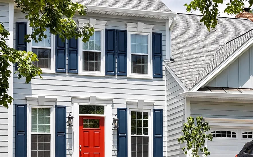 James Hardie Light Mist House