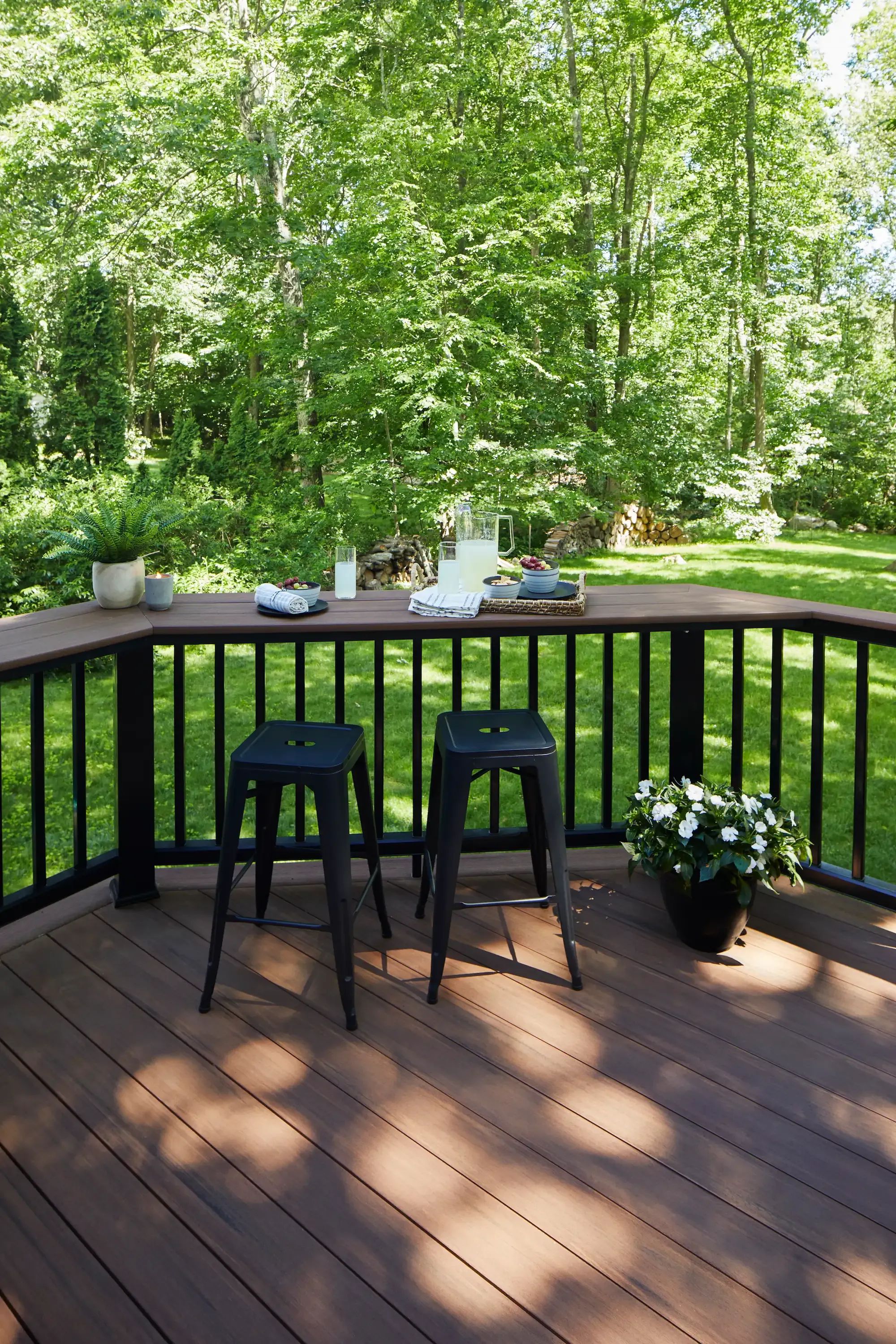 Timbertech Mahogany Deck Samples