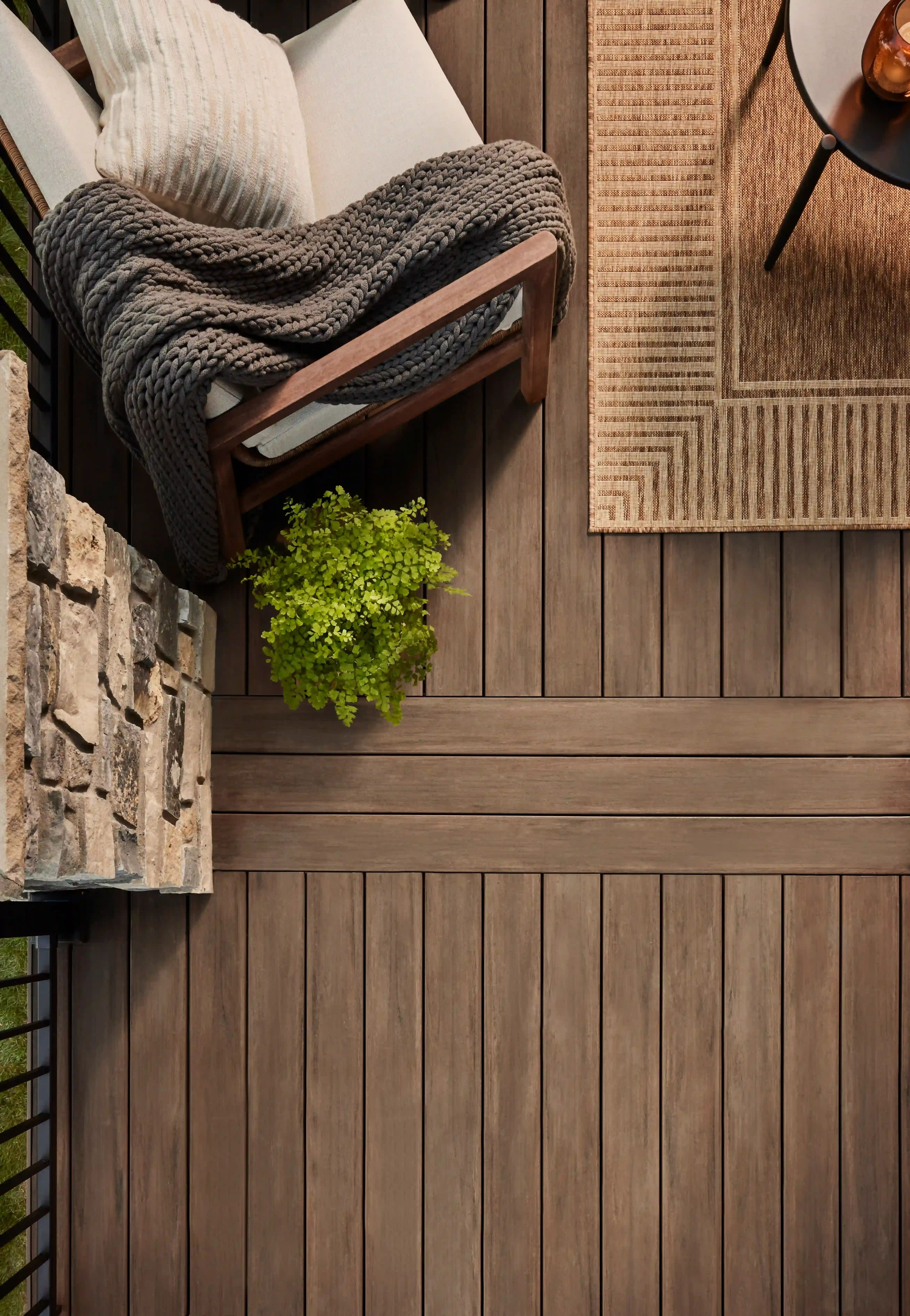 Timbertech English Walnut Deck Pictures