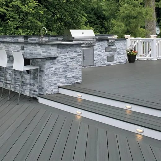 Timbertech Sea Salt Gray Composite Deck Photos