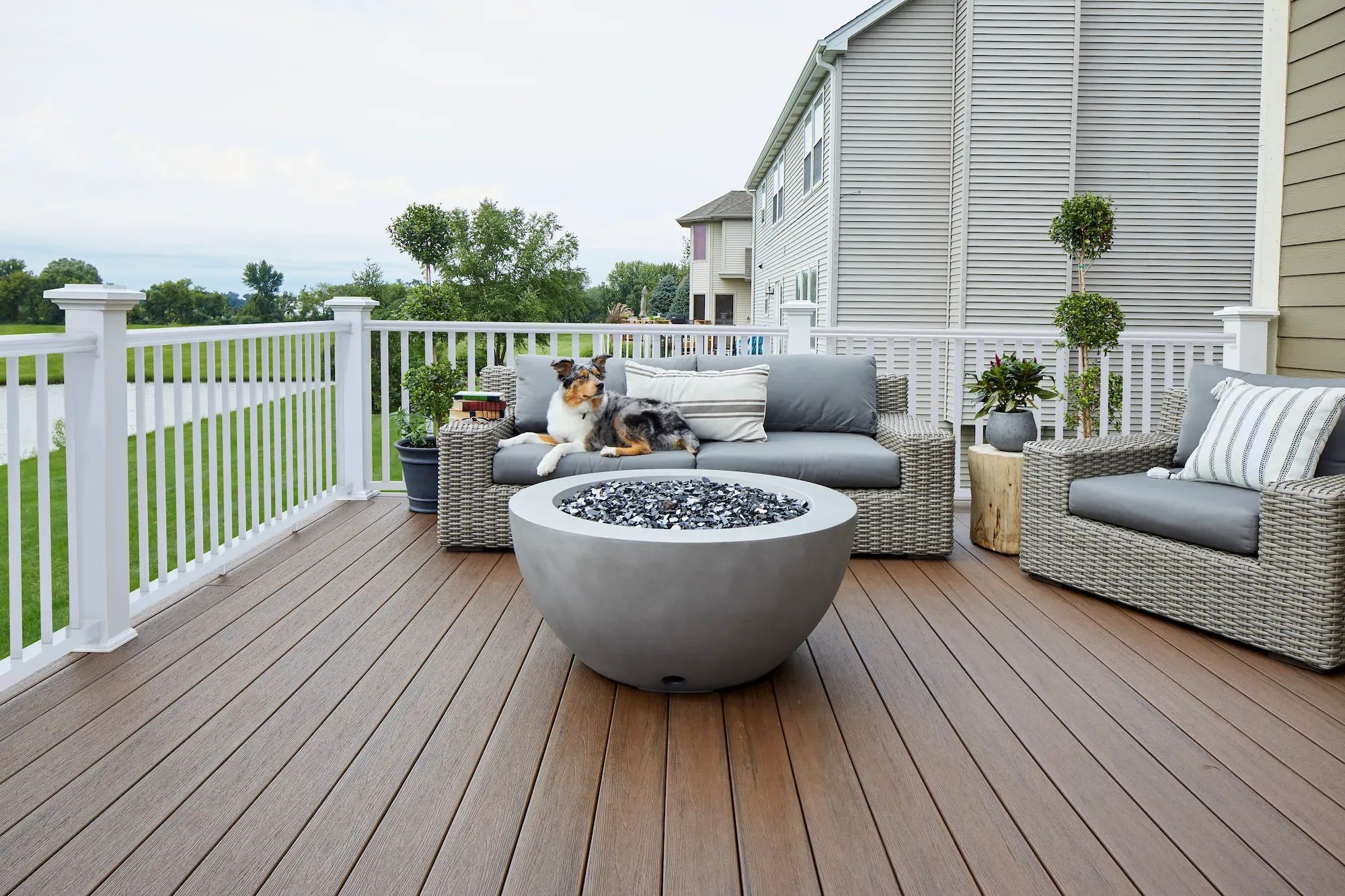 Timbertech Dark Roast Composite Deck Pictures
