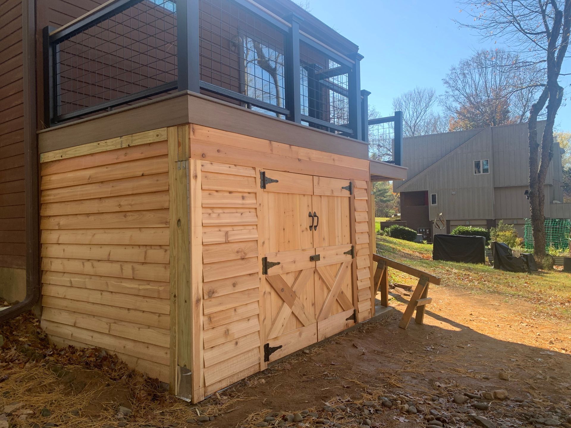 A new composite deck in Bowie, MD.