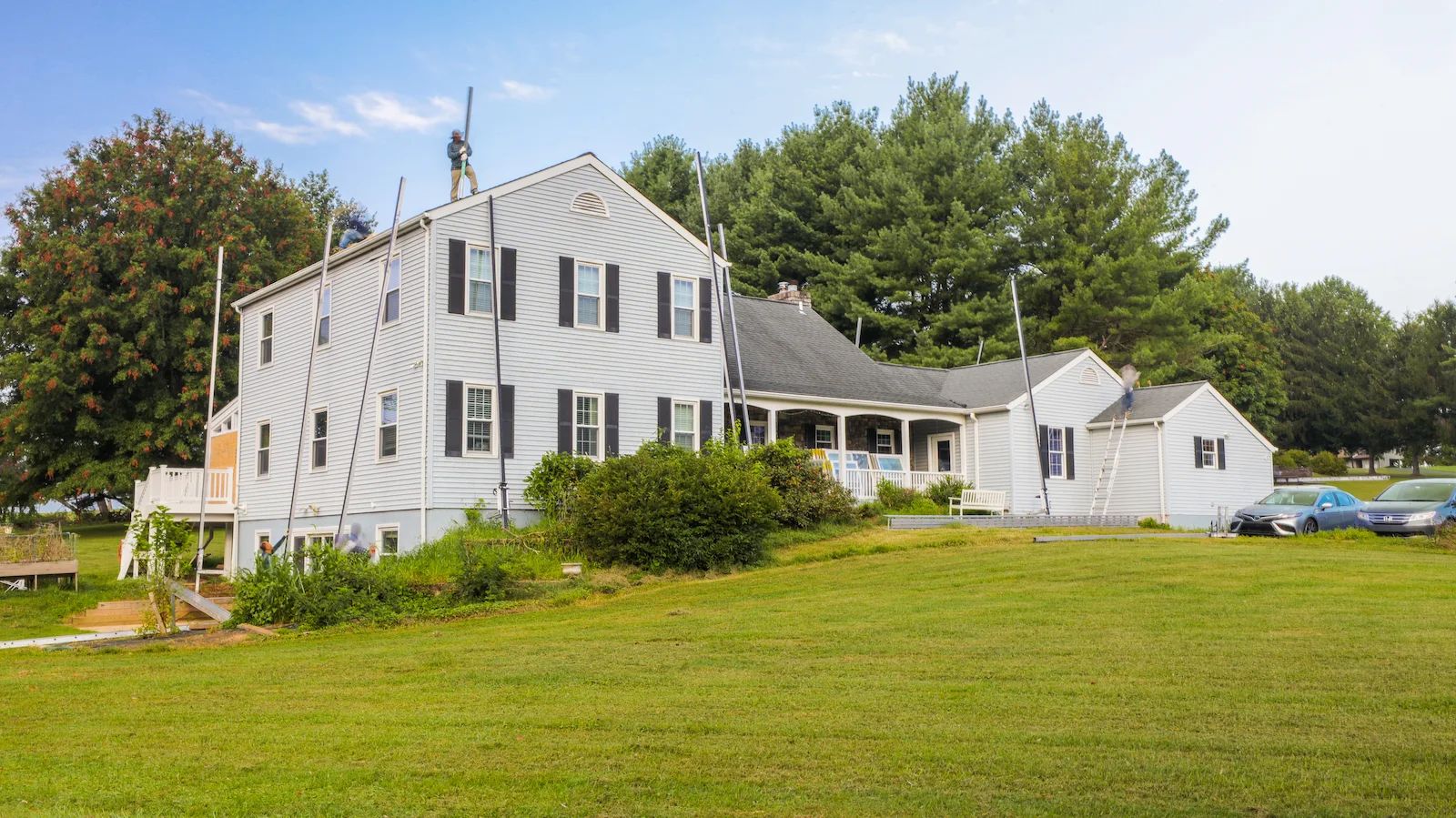 Before James Hardie siding. 