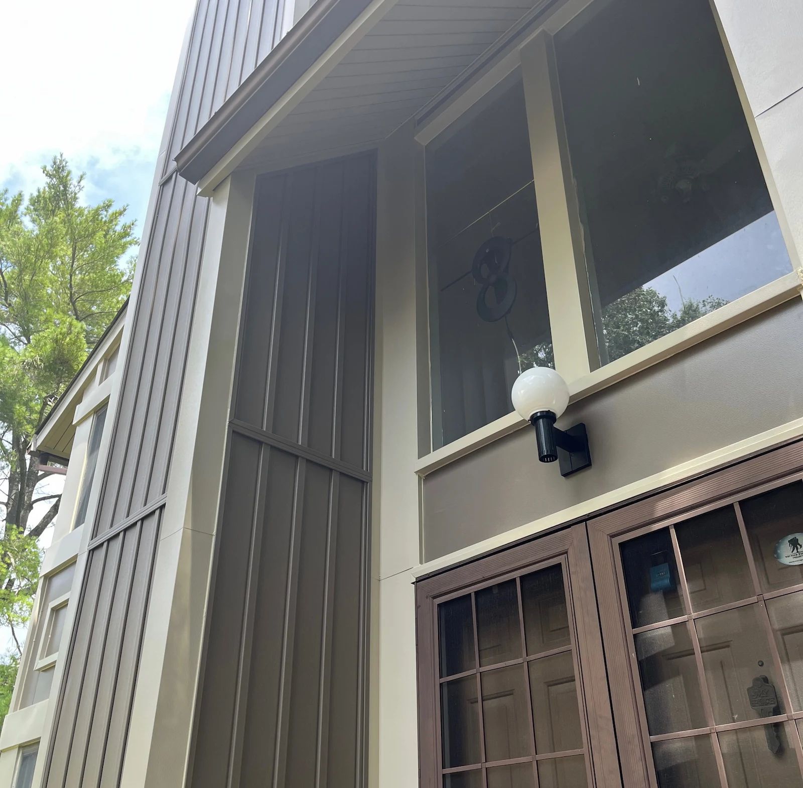 Board and Batten vinyl siding install in Gaithersburg, MD.